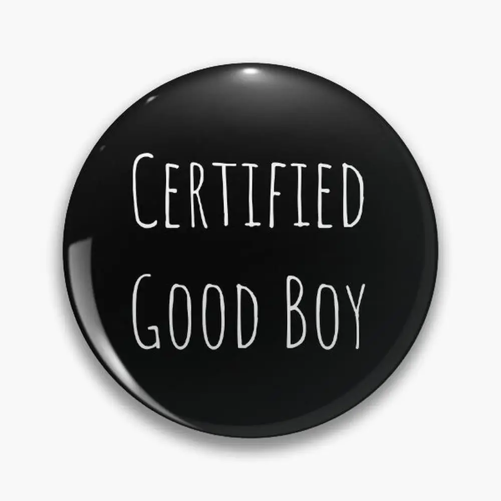 Сертифицированные броши на булавке для мальчиков Good Boy, ювелирные изделия, аксессуары, модная брошь на заказ, значки на лацкан