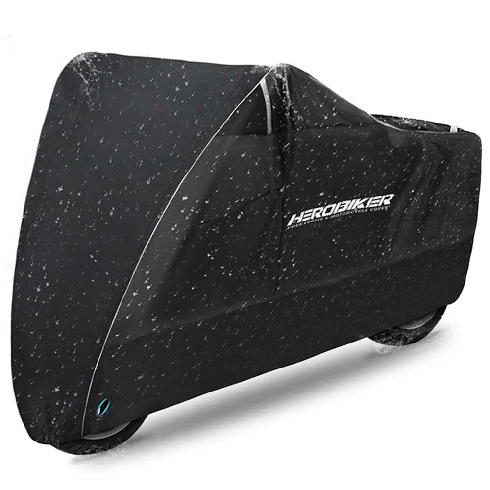 Waterproof Biker Cover Motorcycle Cover Motorbike Moto Scooter Cover UV Protector Dustproof Motorcycle Raincoat M-4XL
