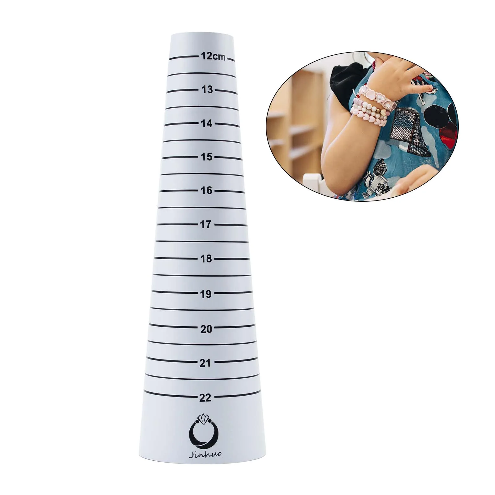 Bracelet Measuring Card for Surveying Diameter and Circumference of 12-22 cm Bracelets Jewelry Tool