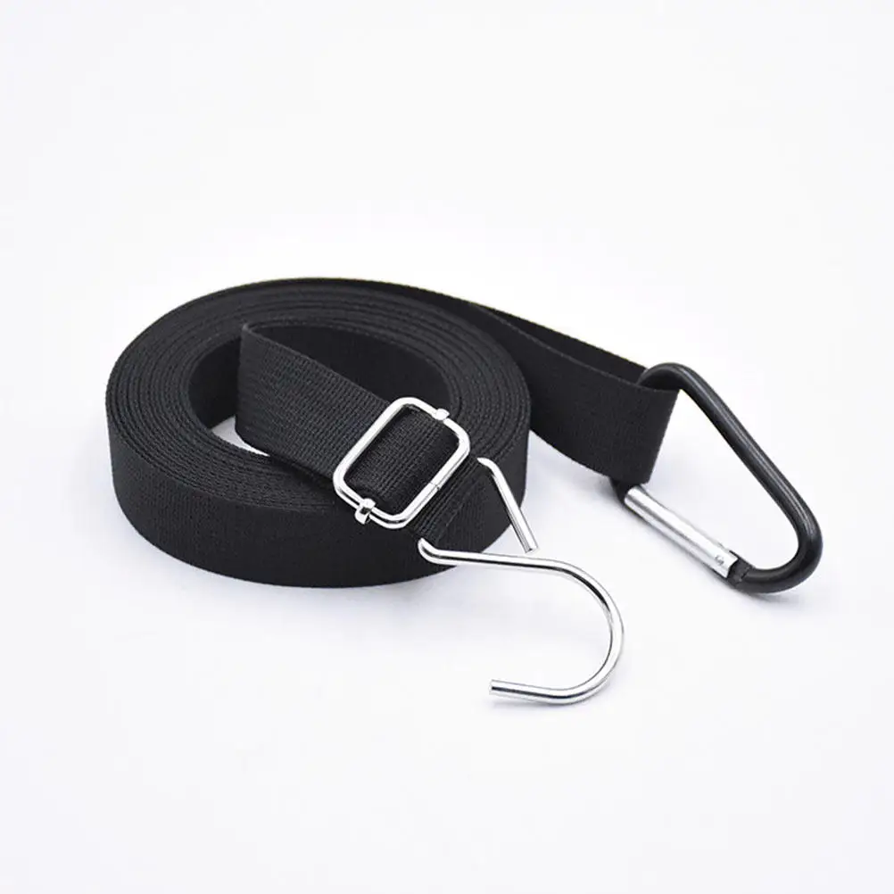 

2Pcs Car Cover Straps Windproof Elastic Rope with Hooks Adjustable Metal Buckles Durable Fixing Strap Car Cover Straps
