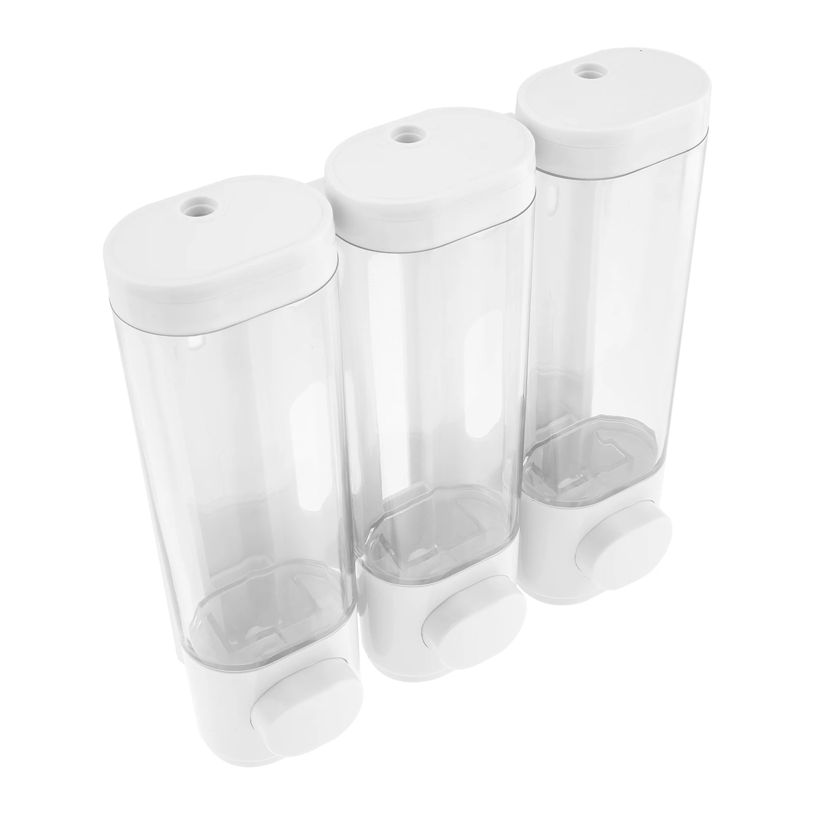 1PC ABS Three-Head Shower Soap Dish Soap Detergent Hand Sanitizer Dispensers For Hotels Hospitals Kitchens Bathrooms Schools view 3