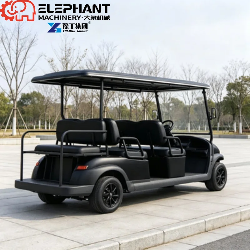 Electric Golf Cart, 6 Seater Off Road Utility Lithium Cart Independent Suspension For Mountain Scenic Spot