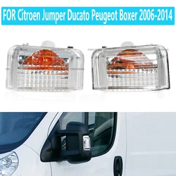 Car van mirror indicator lamp blinker lens without bulb For Citroen Jumper Ducato Peugeot Boxer 2006 2007 2008 2009 2010-2014