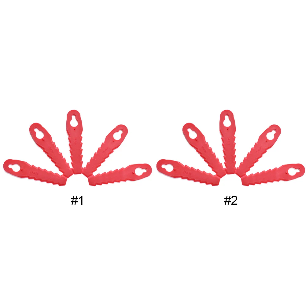 25/50 PCS Grass Mowing Blades Replacement Scratch-Resistant Plastic Grass Trimmer Blades for L85 Sawtooth Trimmer Accessories view 2