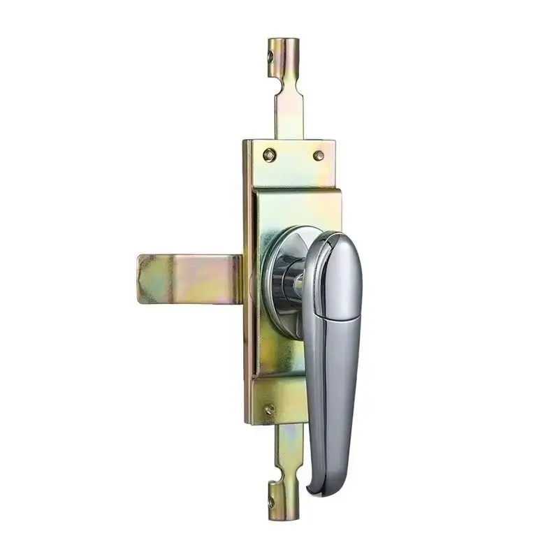 HOT 2PCS Zinc Alloy Industrial Machinery Handle Locks Distribution Box Lock Switch Control Electric Cabinet Door Lock with Keys