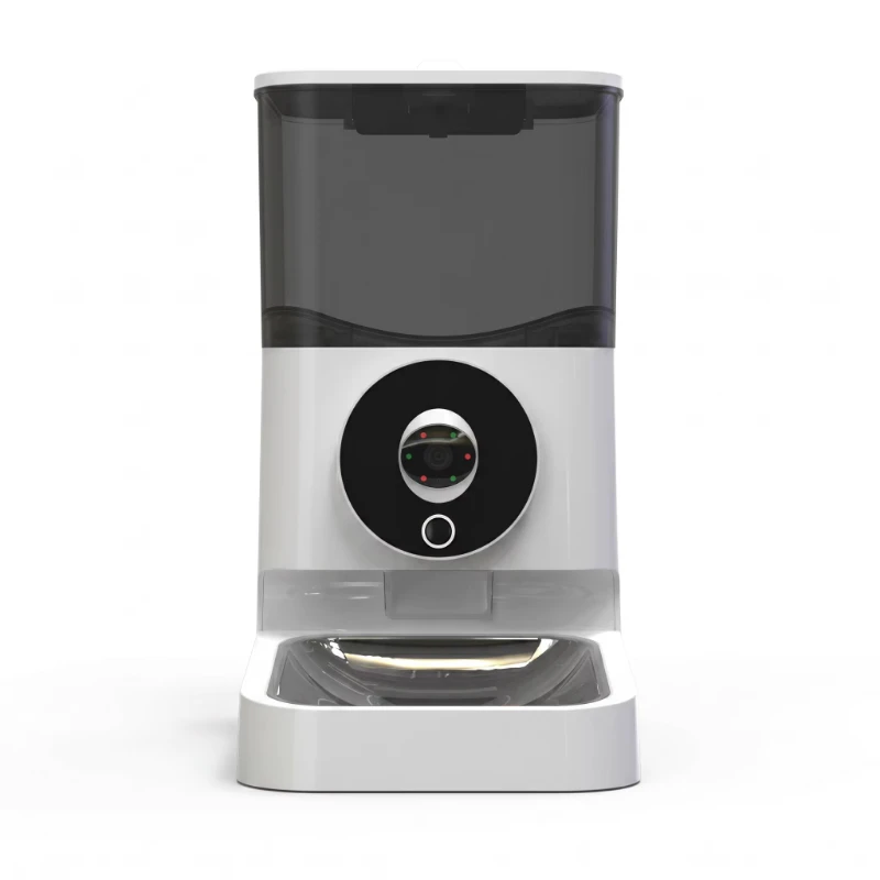 Smart square pet feeder automatic timing quantitative charging waterproof