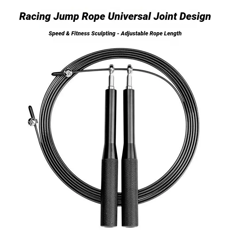 Adjustable Aluminum Handle Wire Rope Skipping  Alloy Genus Sports Fitness Supplies Bearing High Fast Speed Jump - 4