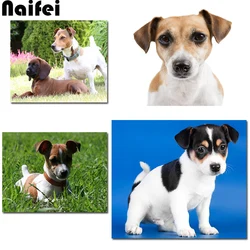 Jack Russell Terrier 5D DIY diamond painting Full Square/Round Drill Dogs Cub Diamond Embroidery Cross Stitch Home Decor Gift