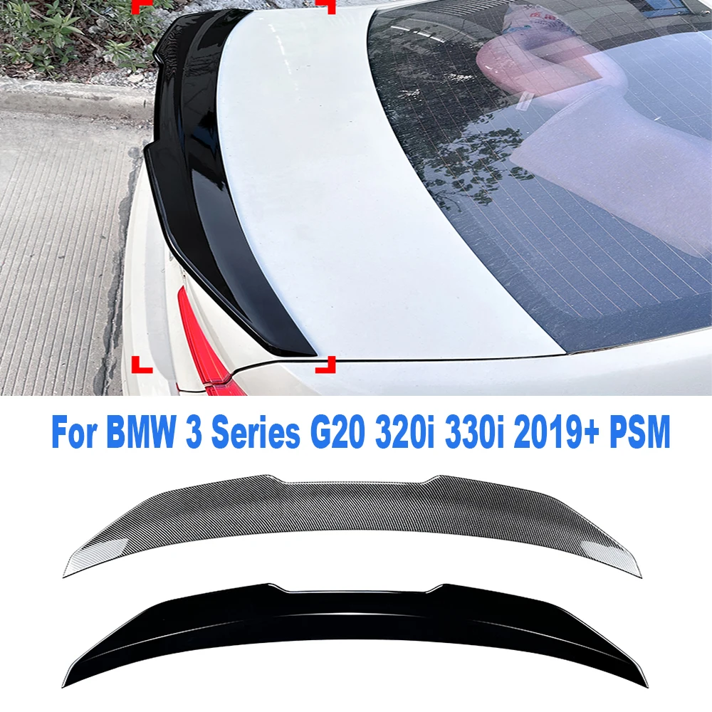 

Car Tail Wing Rear Trunk Spoiler Wing Roof Spoiler Wings PSM Auto Accessories For BMW 3 Series G20 320i 330i 2019+