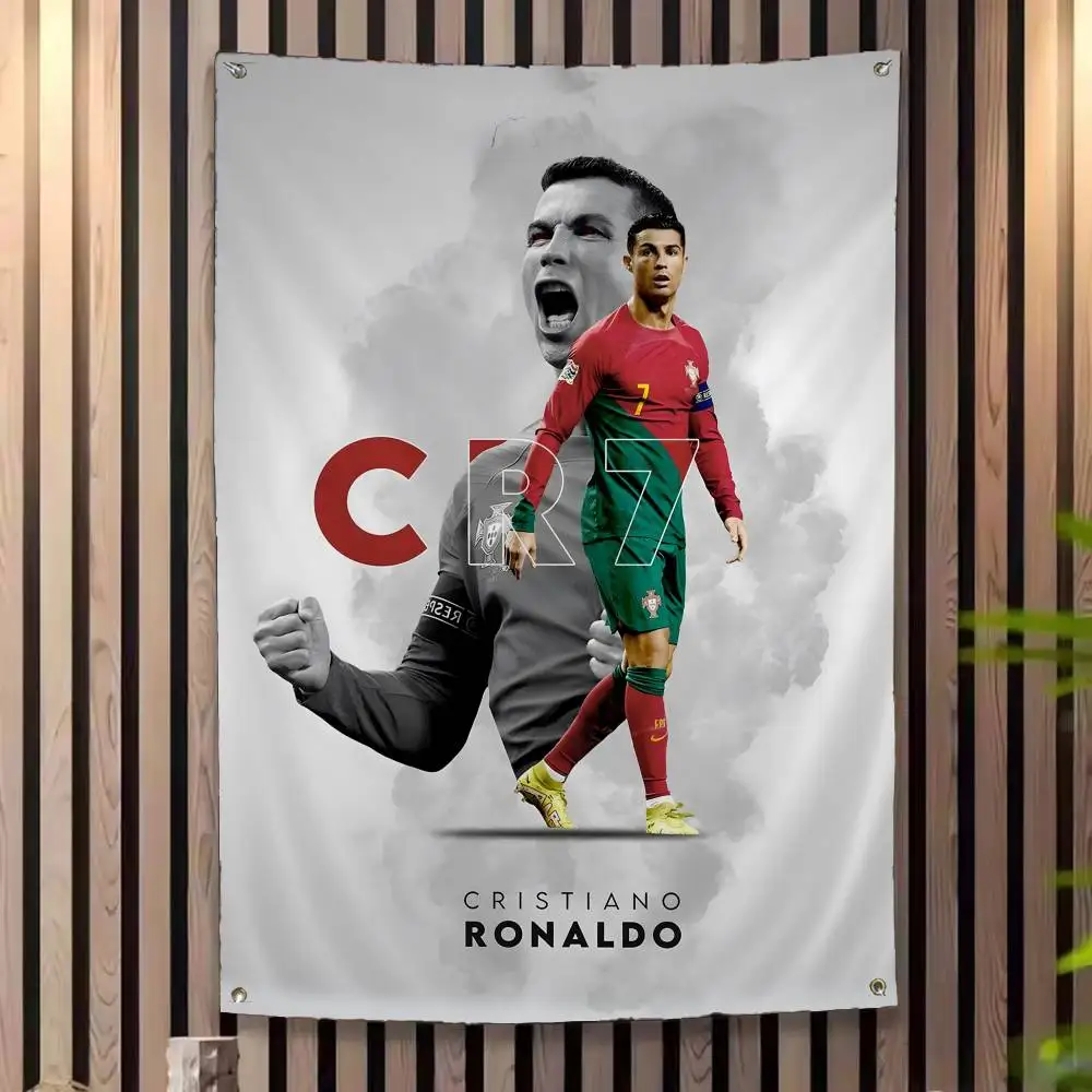 C-Cristiano R-Ronaldo CR-7 Advanced Printing Commercial Advertising Flag Company Party Banner