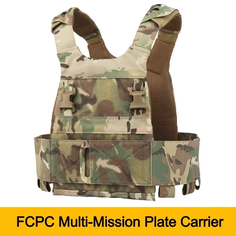 FCPC Slickster Plate Carrier Ferro Style Minimalistic Multi-Mission Tactical Vest Lightweight Airsoft Hunting V5 Vest Body Armor