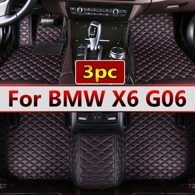 

Car Floor Mats For BMW X6 G06 2020 2021 Custom Auto Foot Pads Automobile Carpet Cover Interior Accessories