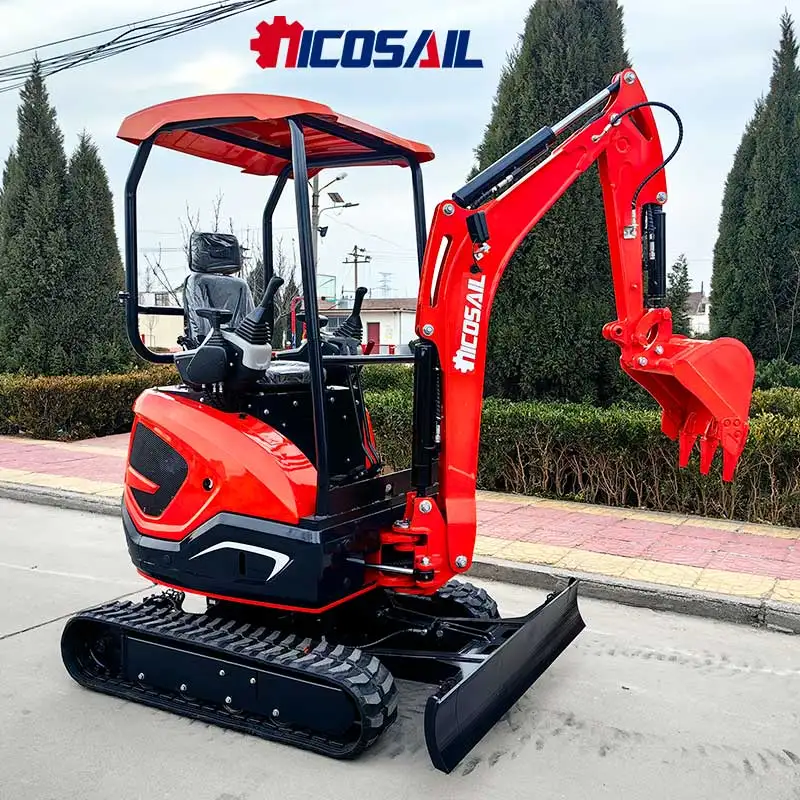 

New Mini Crawler Excavator - Compact & Efficient for Construction, Farm & Orchard - EUR5 Compliant