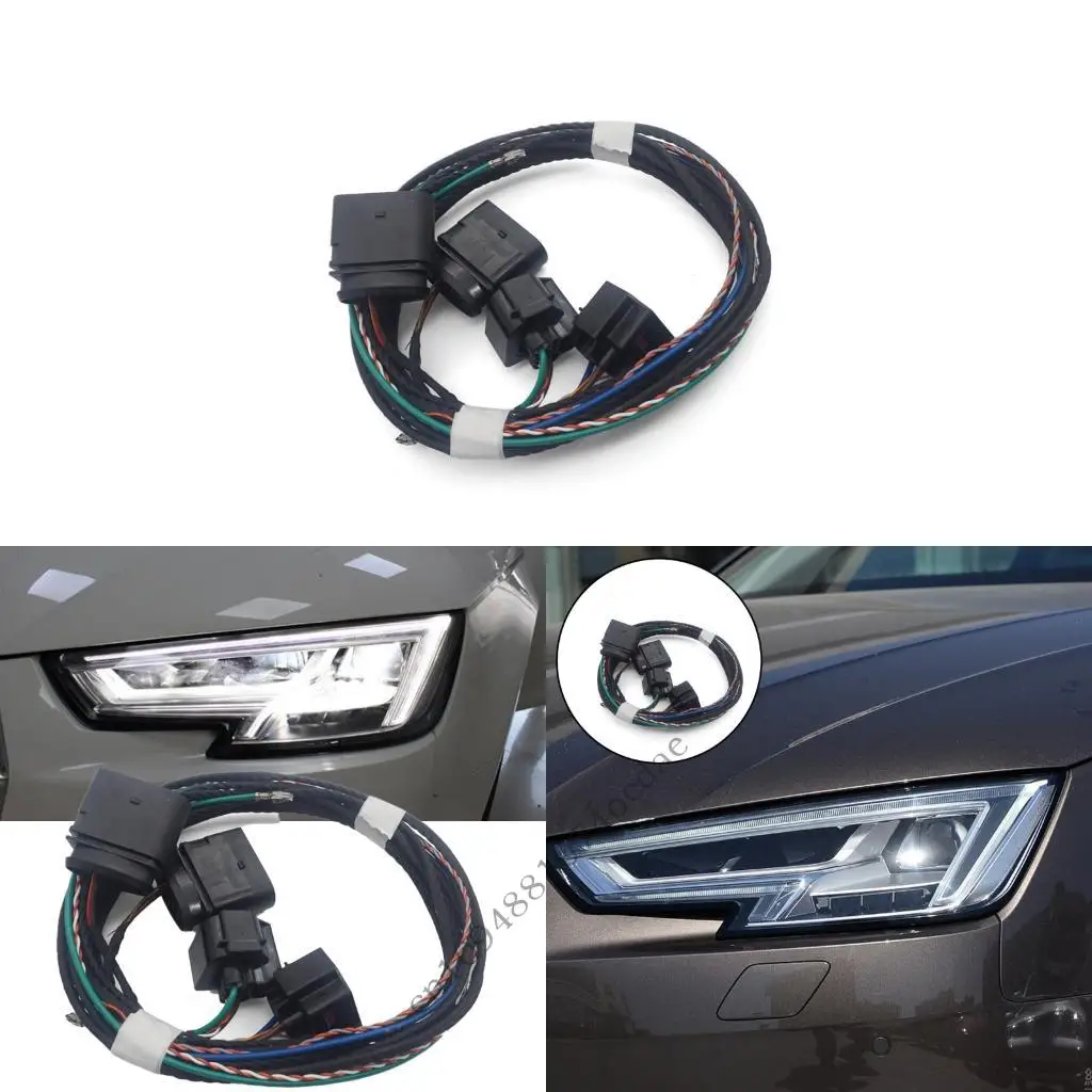 Headlamp Wire Set with Wrapped Cable for B9 LED Light Change 