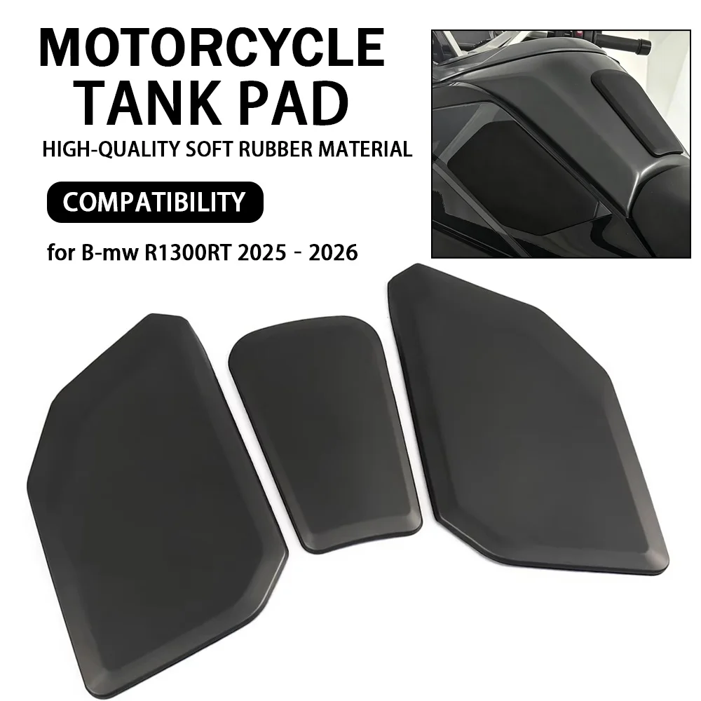 Motorcycle Fuel Tank Pad Protector Stickers Side Fuel Knee Grip Tank Pad Traction Tankpad For B-mw R 1300 RT R1300RT 2025 2026