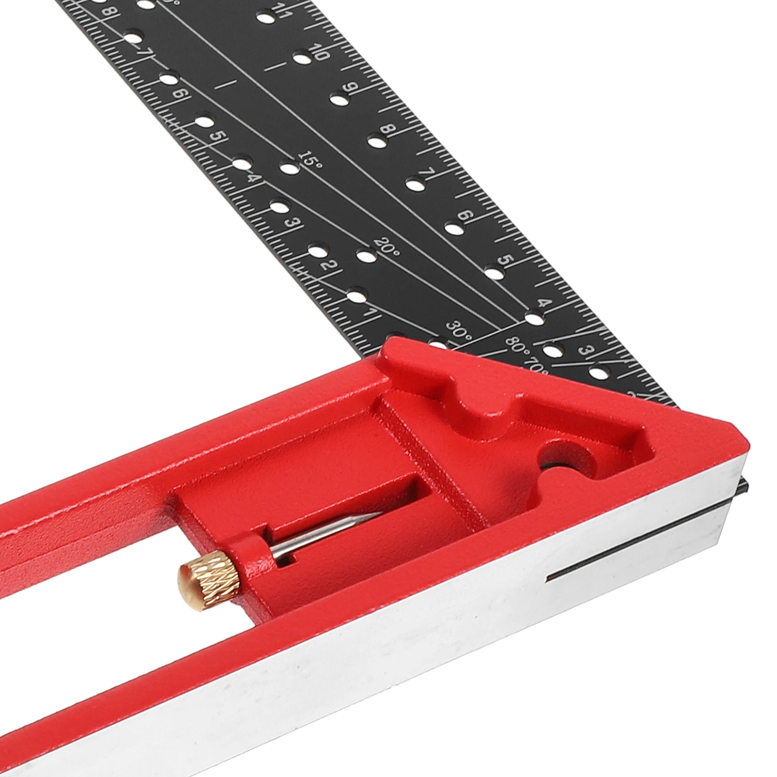 

Aluminium Alloy Woodworking Ruler 45 Degree Adjustable High Precision Multi Foldable Measuring For Construction