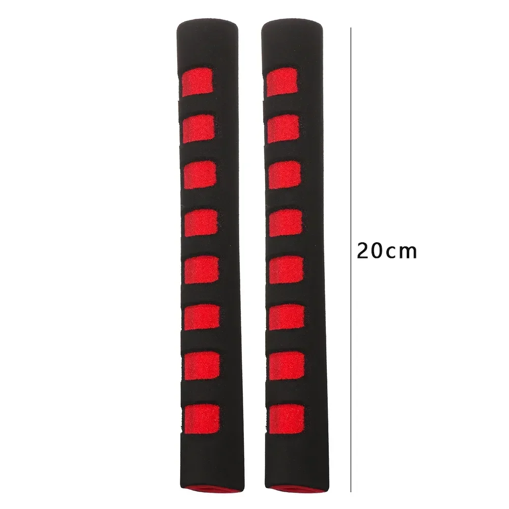 2Pcs Baby Stroller Accessory Stroller Handle Cover EVA Foam Trolley Armrest Cover Self-adhesive High-elastic Armrest Protection