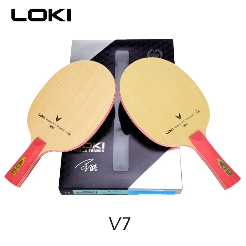 Loki V5/V7/V9 Violent Table Tennis Blade Professional Offensive 5-layer/7-layer carbon bottom plate Ping pong base