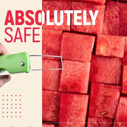 3 In 1 Multifungsi Baja Tahan Karat Melon Baller Pemotong Dapur Semangka Ukiran Pisau Buah Menggali Alat Sendok Gadget
