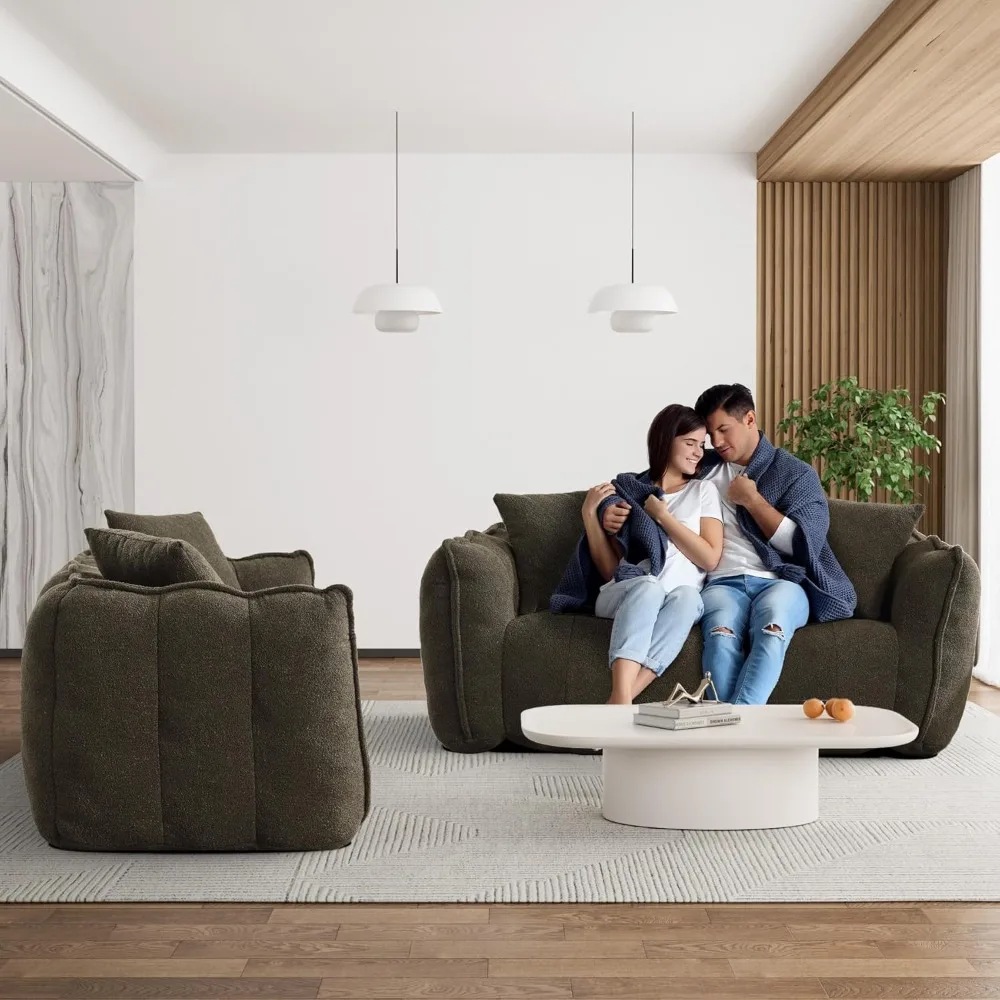 

Giant bean bag sofa chair (set of 2), living room sofa