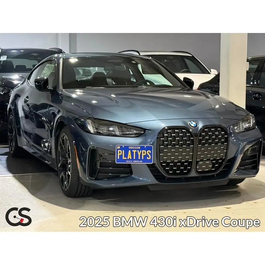 Soporte para matrícula Platypus compatible con BMW Serie 4 i4 X4 20202025 Sin instalación de perforación en segundos Fabricado en acero inoxidable