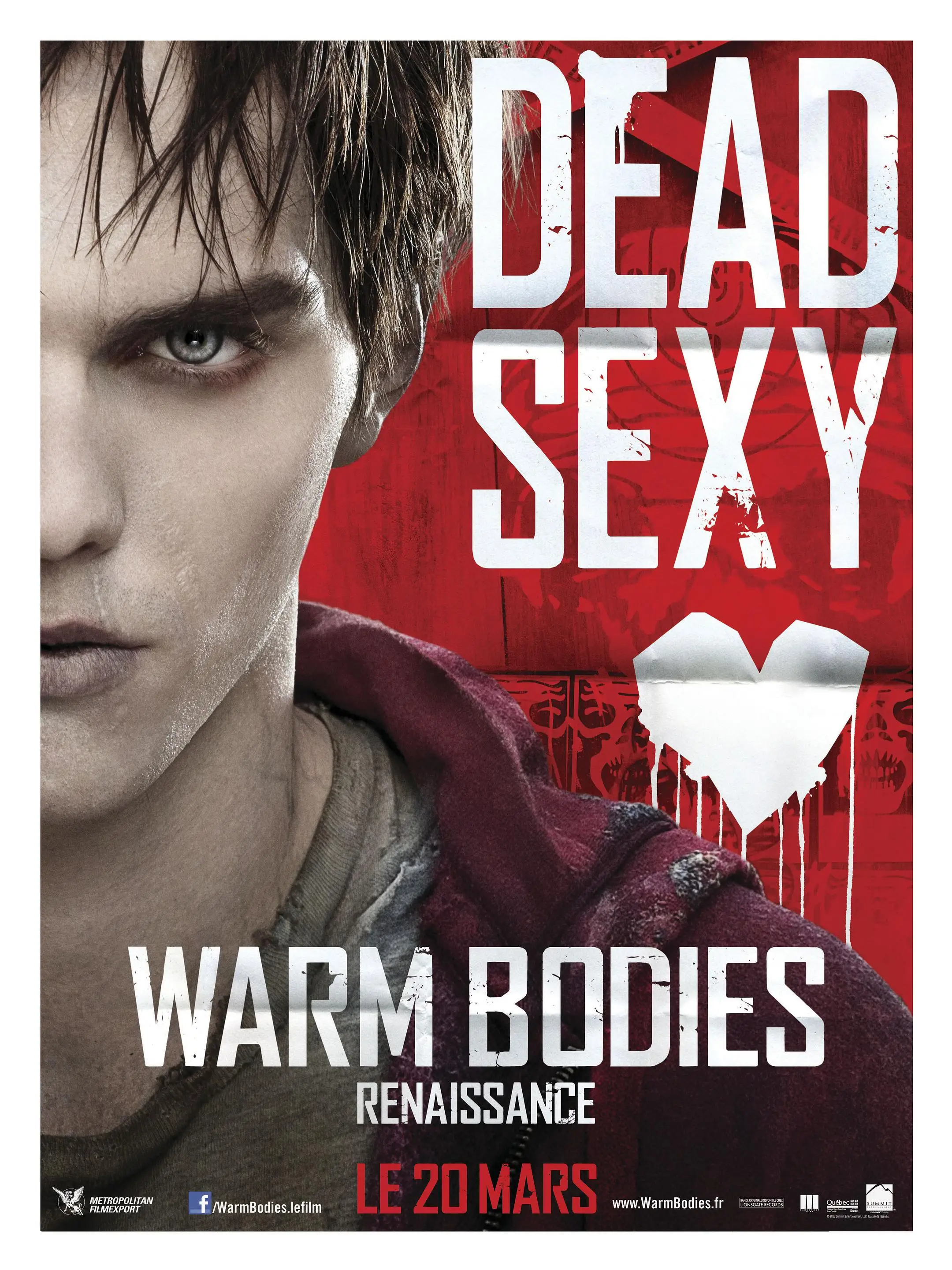 Film Warm Bodies (2013) Fotoafdruk Poster Wall Art Rome Decoratie