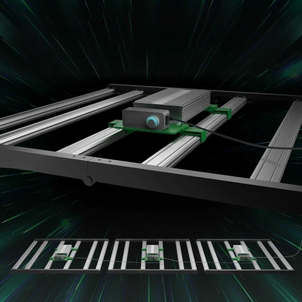 

Складная светодиодная фитолампа 480W полного спектра для выращивания растений 4x4 фута с пультом дистанционного управления