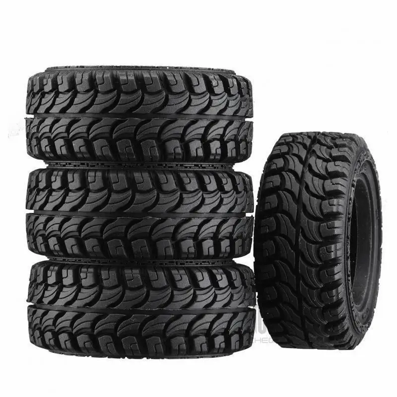 

1.3 inch MT Tires x Sponge 58x28mm 1/24 RC Crawler Truck Car Parts for Axial FMS FCX24 Power Wagon 1/18