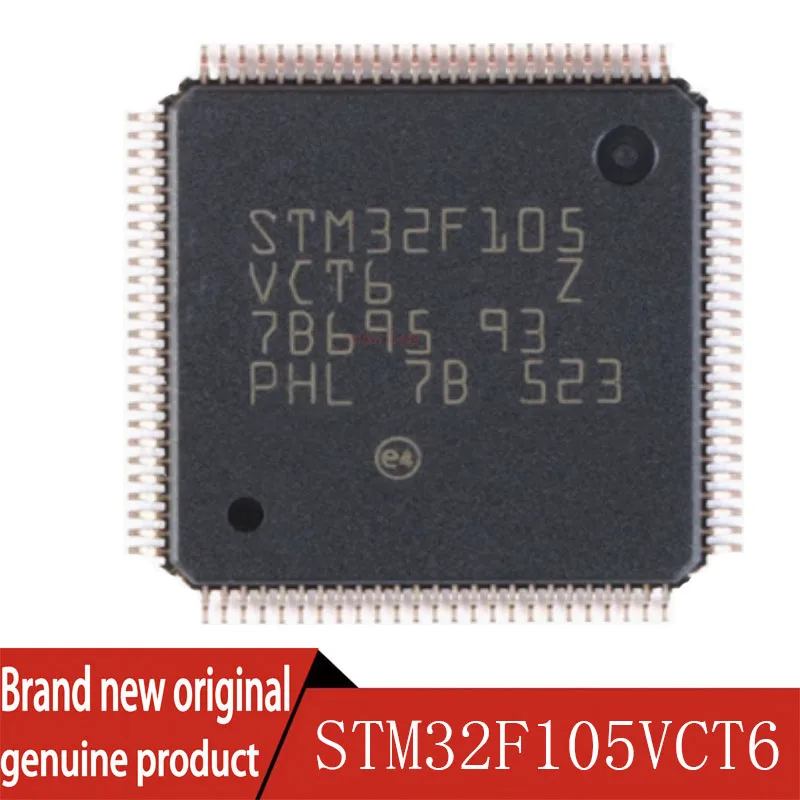 Brand new original genuine STM32F105VCT6 LQFP-100 ARM Cortex-M3 32-bit microcontroller MCU