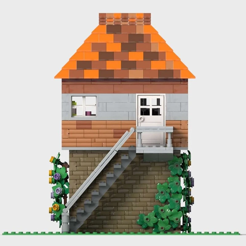 MOC-218669  MOCS Railway Signal Box Building Block Model DIY's Own City Collectibles Brick Set Creative Gifts Exquisite 962PCS