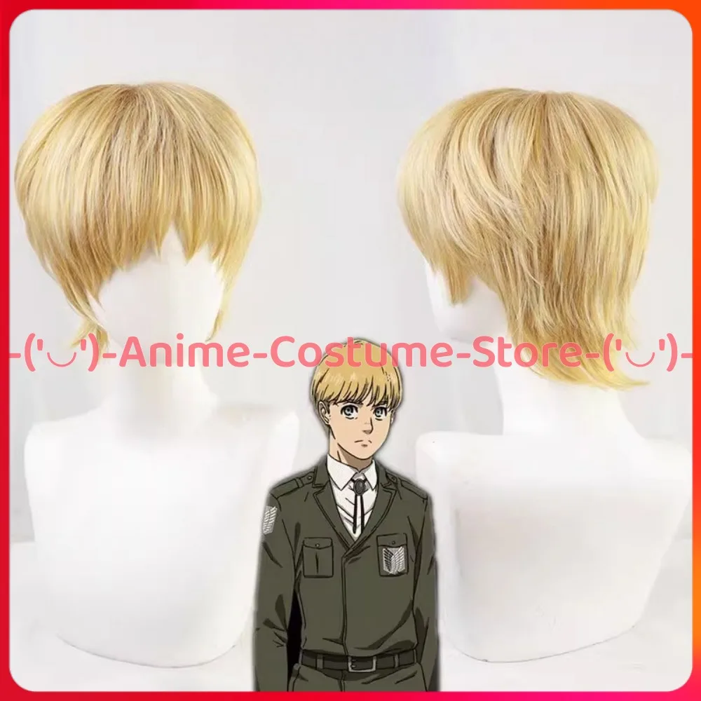 

Attack on Titan Final Season Armin Arlert Cosplay Wig Anime Character Halloween Party Costume Wigs Heat Resistant Synthetic Hair
