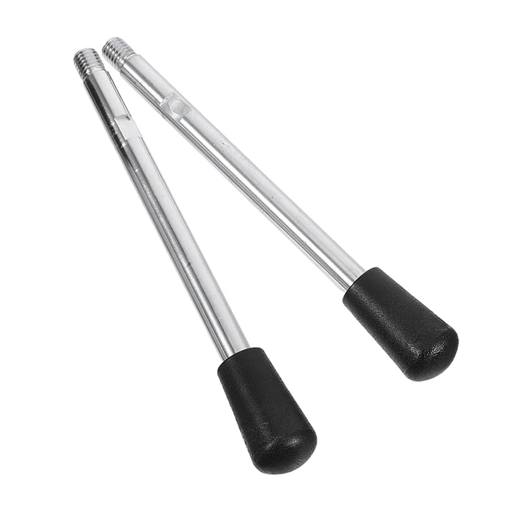 

2Pcs Precision Crank Handle M10 Threaded Metal Revolving Clamping Handwheel Long Arm Knob for Drill Press Lathe Milling Machine