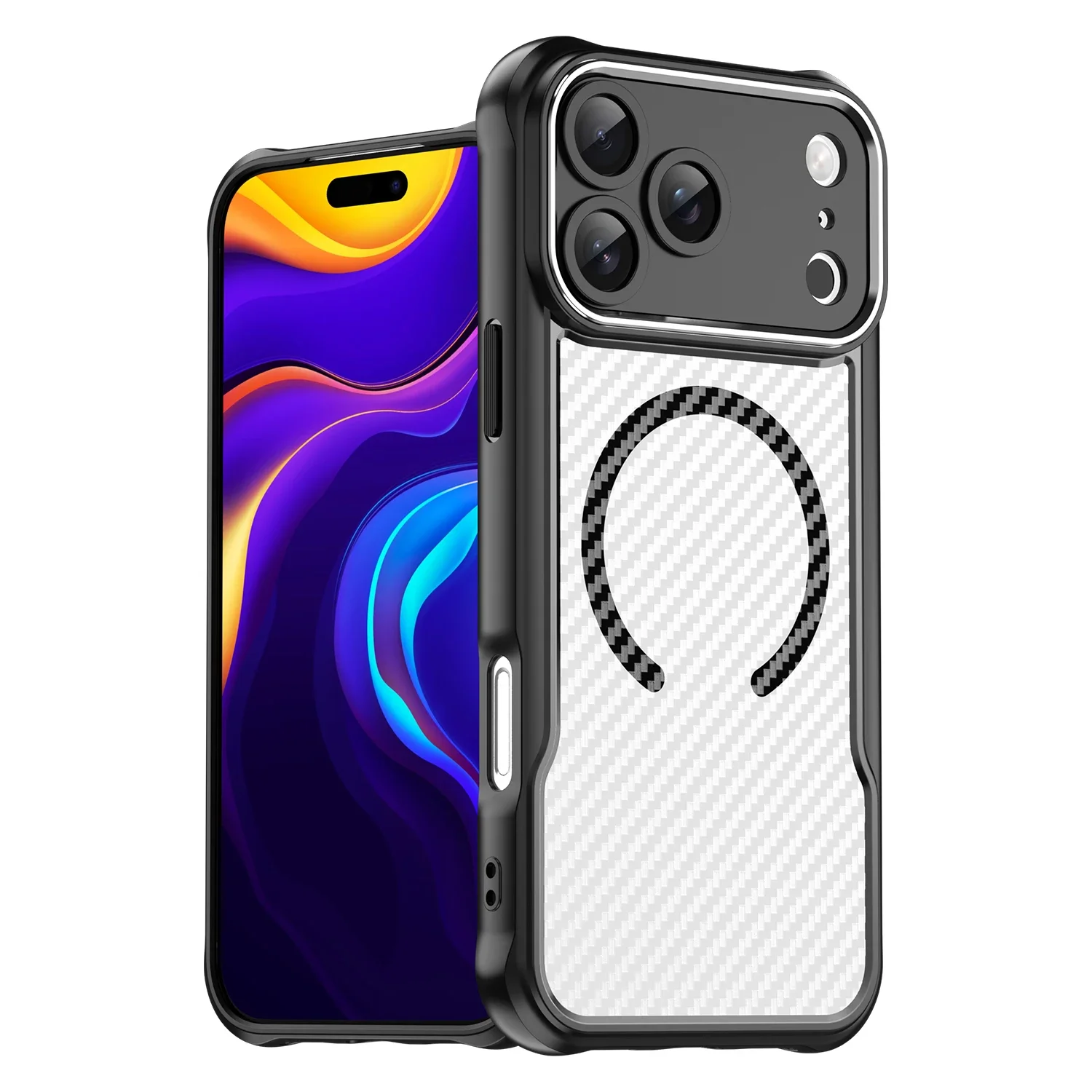 Funda Antideslizante Para FuncióN De Carga Magsafe Para Iphone 17 Pro Max Air 16 Iphone17 15 14 Plus 13 12 Pro Iphone16 Iphone14