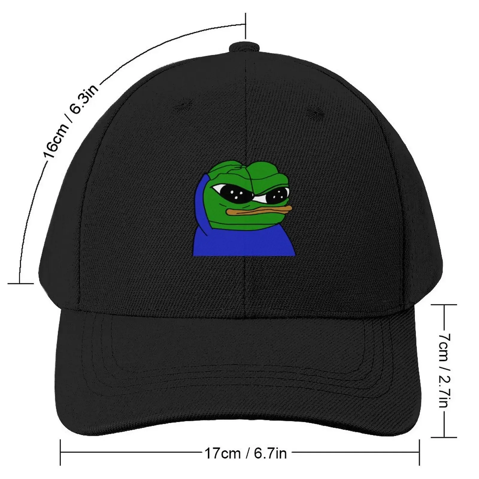 Pepe Salute Baseball Cap Beach Outing Hat Beach Wild Ball Hat Hat Luxury Brand Mens Hats Women's