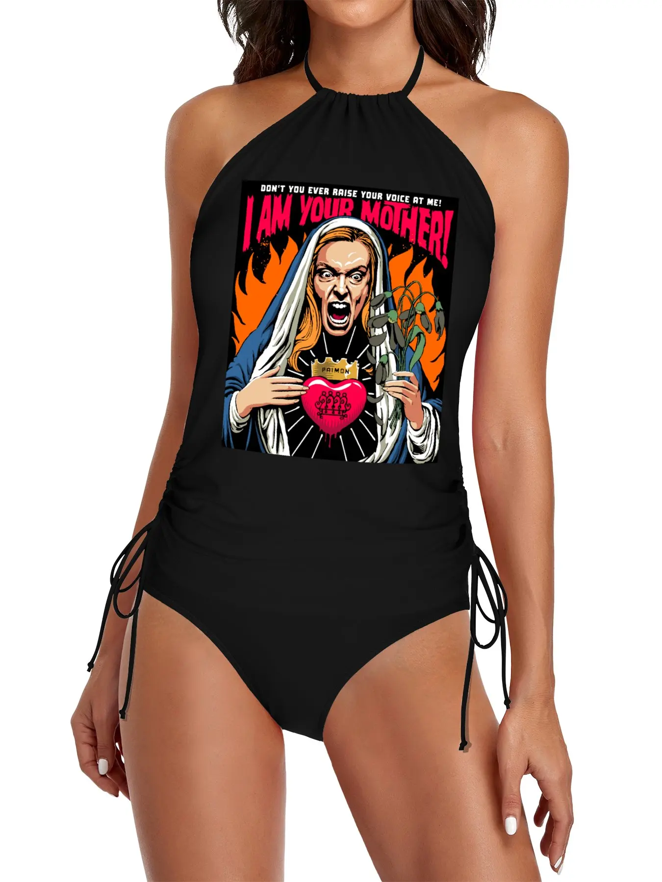 

The Virgin Mother Split Swimsuit Set bikini sexy swimsuit 2025 female new swimwear 2025 women Bikini swimsuit