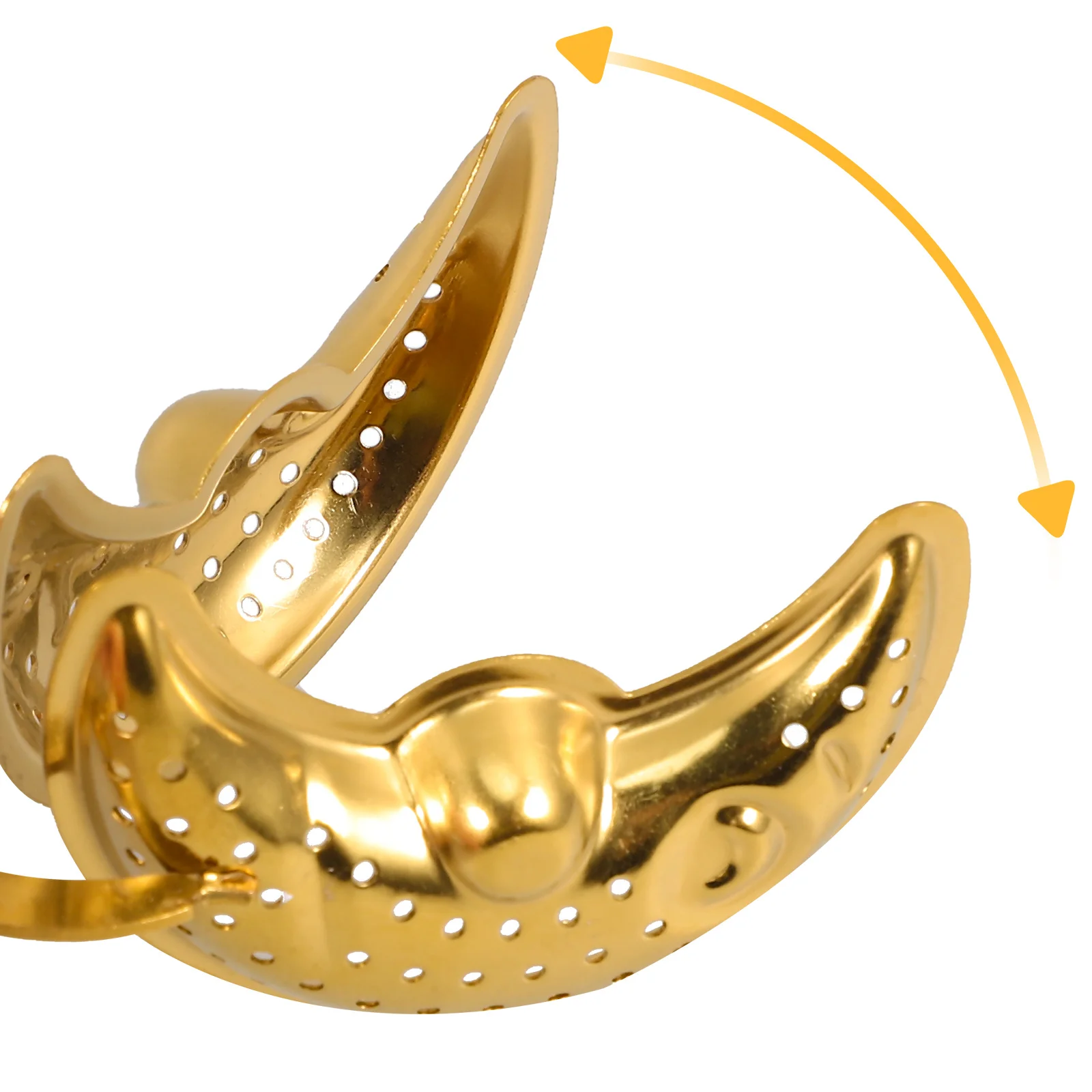 

Stainless Steel Tea Infuser Handle Unique Shape Home Office Travel Loose Tea Strainer Cute Reusable Filter