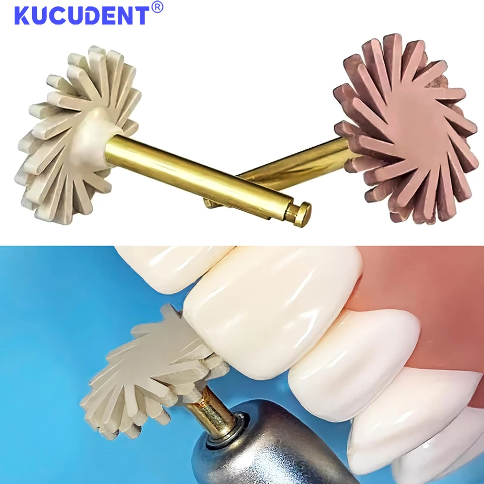 Dental Rubber Polisher Diamond System Burs RA Wheel Composite Resin Polishing Discs Spiral Flex Brush Dentistry Tools_voghion.com