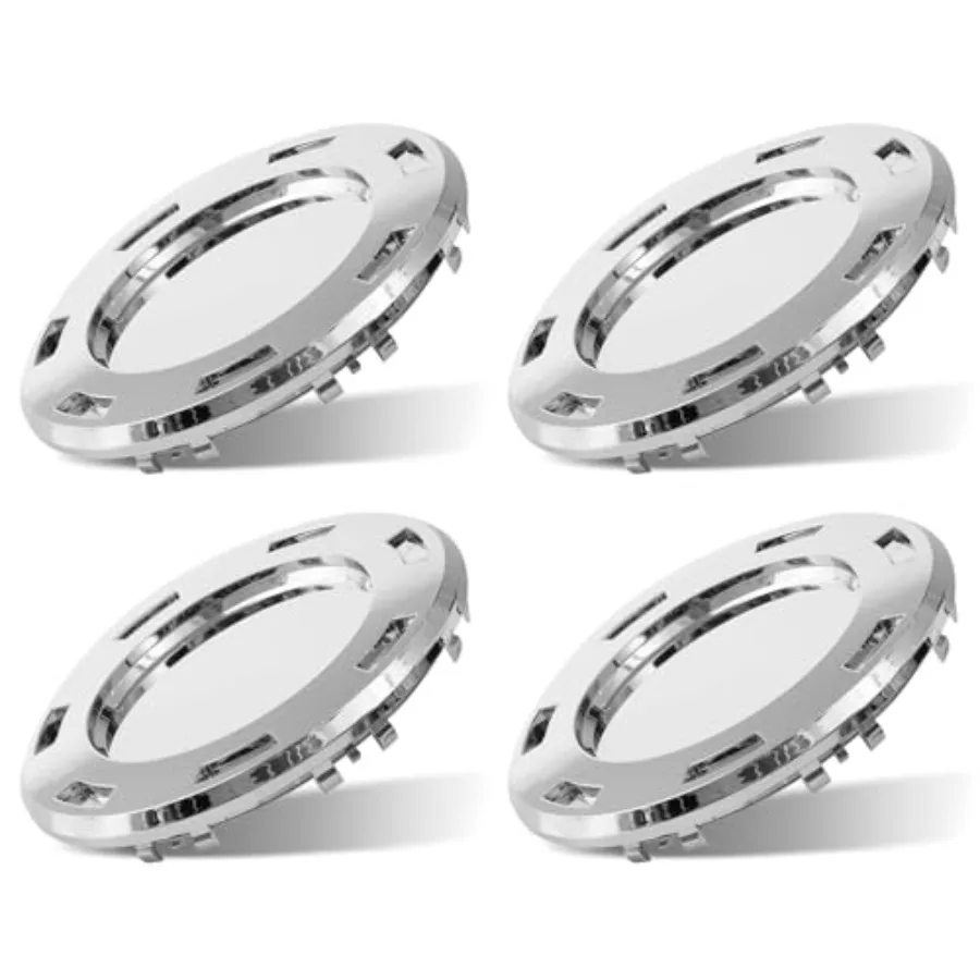 

Set of 4 Chrome Wheel Center Caps 22" 7 Spoke with Ring Replacement 9596649 Compatible with Cadillac Escalade 2007-2014