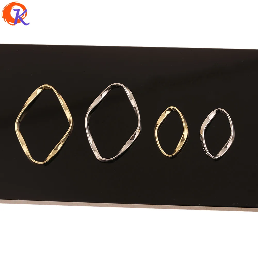 

Cordial Design 100Pcs Jewelry Accessories/Alloy Earrings Connectors/Oval Ring Shape/DIY Making/Hand Made/Earring Findings #8381