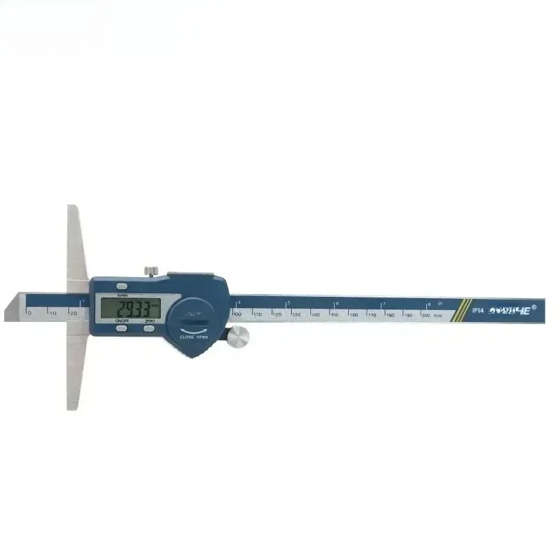 digital-depth-caliper-150-200-300mm-electronic-depth-gauge-caliper-depth-ruler-micrometer-gauge-measuring-tool