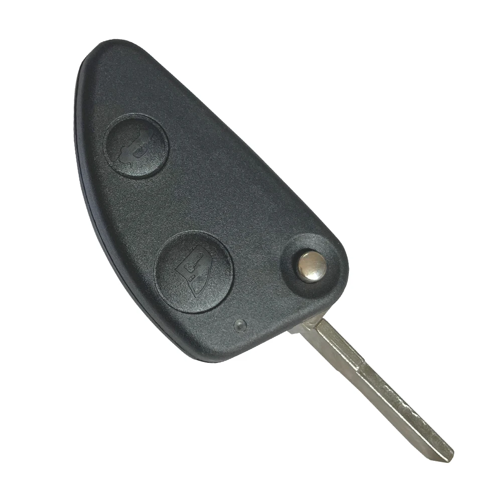 Xnrkey Flip Vouwen Afstandsbediening Autosleutel Shell Voor Alfa Romeo 147 156 166 Gt Model Fob Vervanging Case 2 3 knoppen