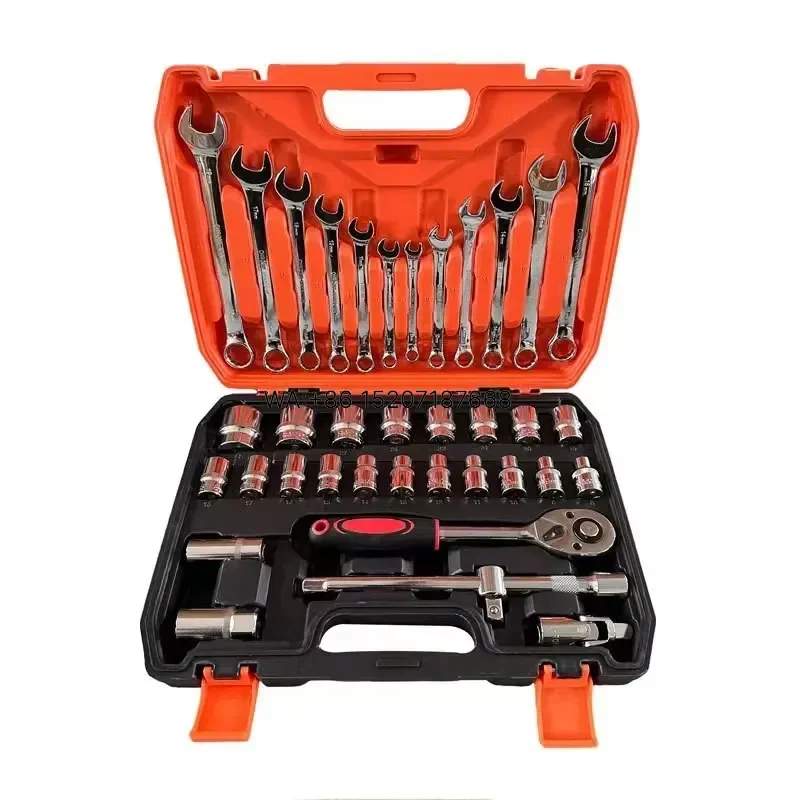 Wmwmnu for 1/4 Inch 2-24 Nm Hand Preset Torque Wrench with 72 Tooth Chrome Vanadium Steel Ratchet Set OEM