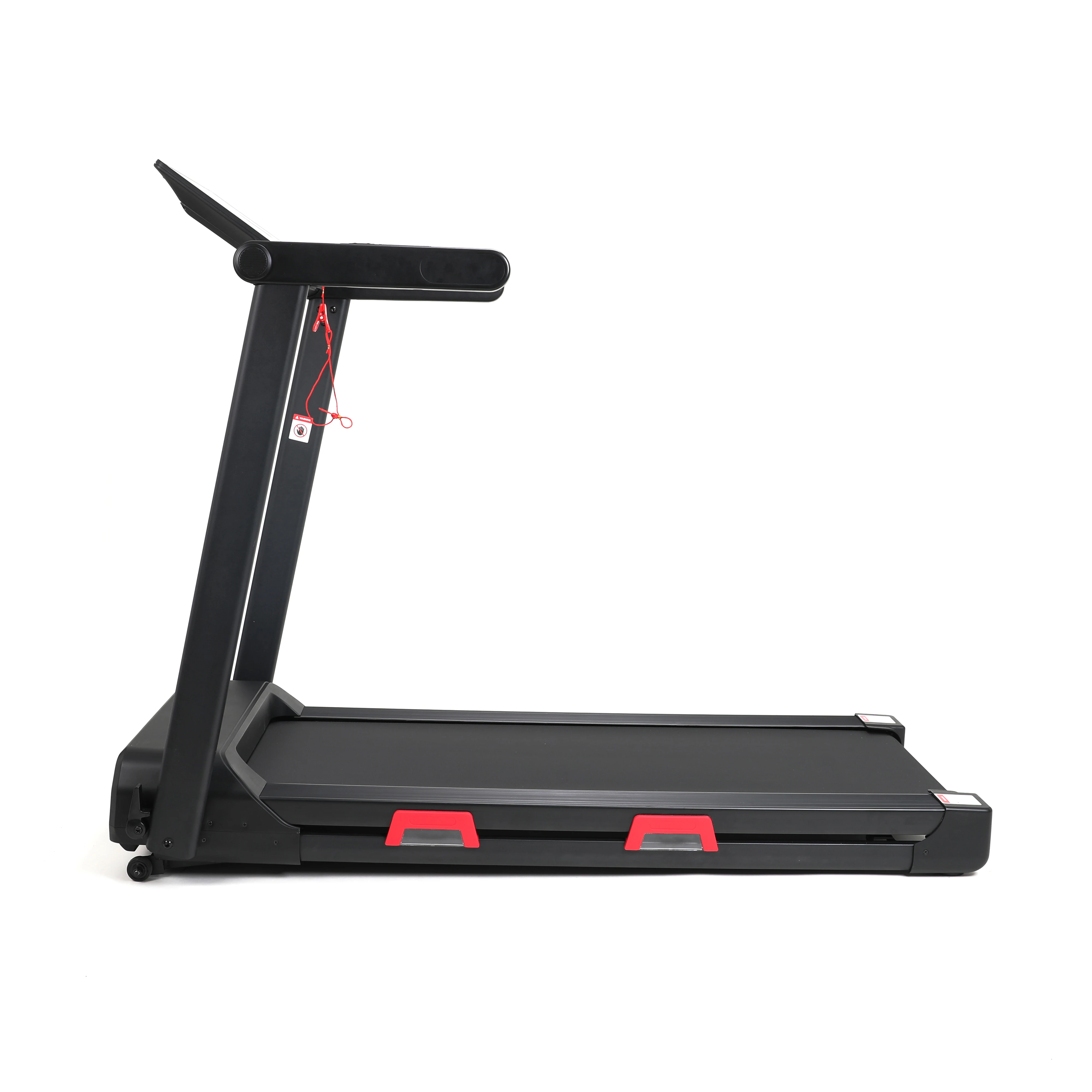 High-end Electric 16km/h Folding Treadmill With 1.0 Horsepower Motor, LCD Screen, MP3 Music, Slope And Calorie Display, Suitable