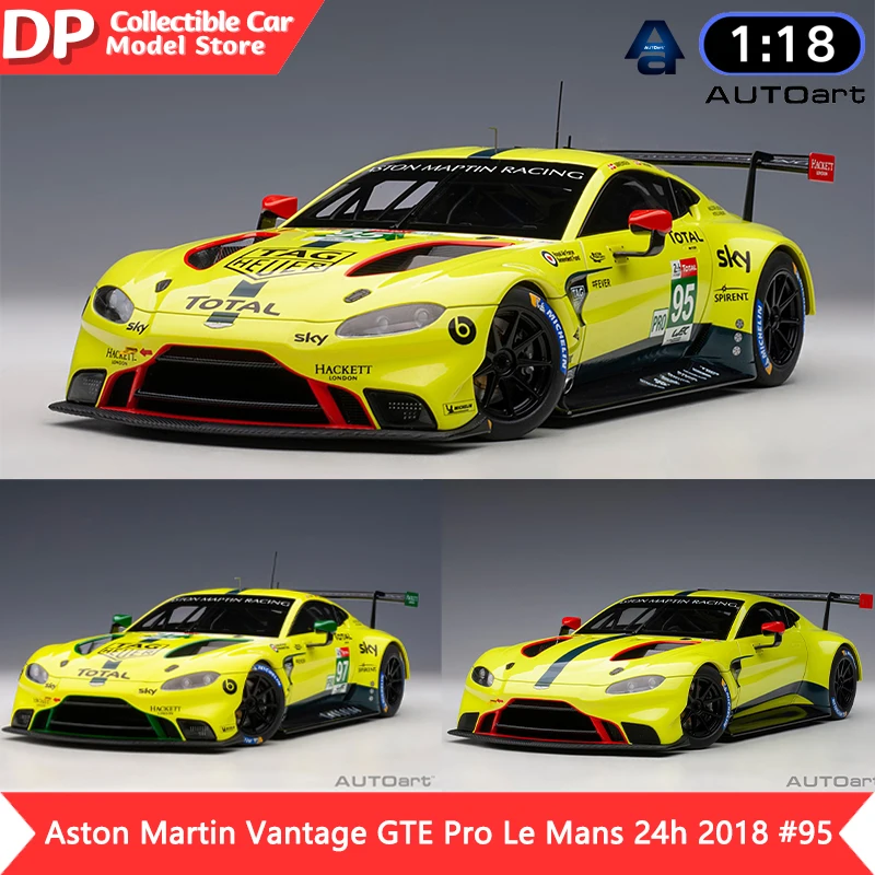 

1:18 AUTOart Aston Martin Vantage GTE Pro Le Mans 24h 2018 #95#97 Alloy Car Model Premium Collectible Car Model Metal Diecast