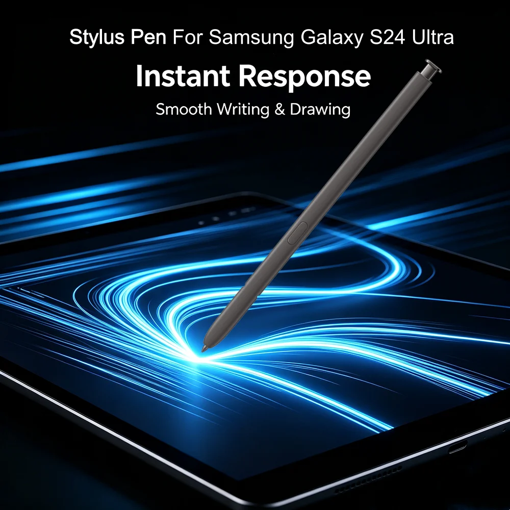 Stylus-Stift ohne Bluetooth für Samsung Galaxy S24 Ultra Touch S Pen mit zusätzlichen Ersatzspitzen für das tägliche Schreiben und Zeichnen – Detail 4