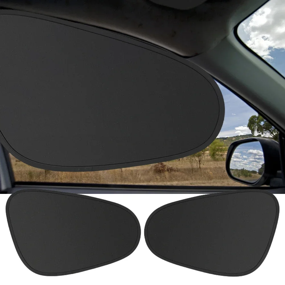 Static Adhesive Car Sunshade Summer Sun Protection & Heat Insulation Window Curtain for Privacy & UV Blocking view 2
