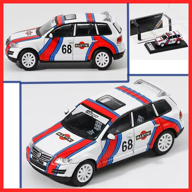 

Предпродажа SHADOW, масштаб 1:64, Touareg R50, сплав, имитация модели автомобиля, статическая коллекция, украшенные праздничные подарки, игрушки, сувенирный подарок