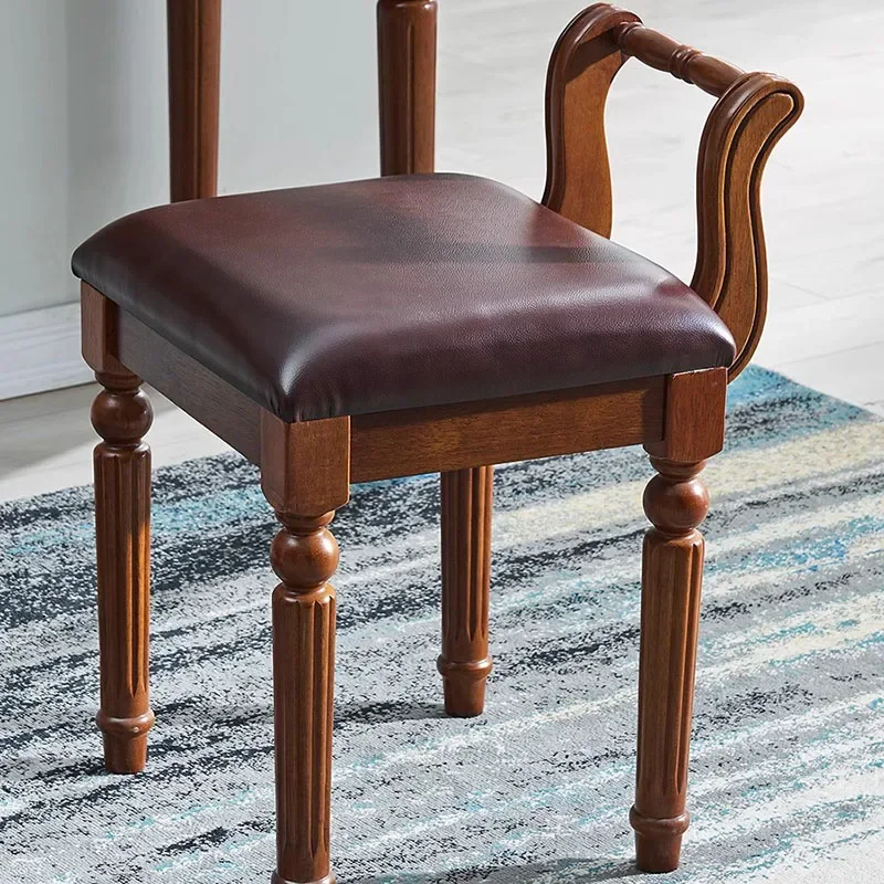 ل كرسي ماكياج فاخر إسكندنافي لهجة الغرور الاسترخاء مضمد كراسي تناول الطعام غرفة نوم التصميم الإيطالي أثاث المنزل موبليس Hogar LLM #1