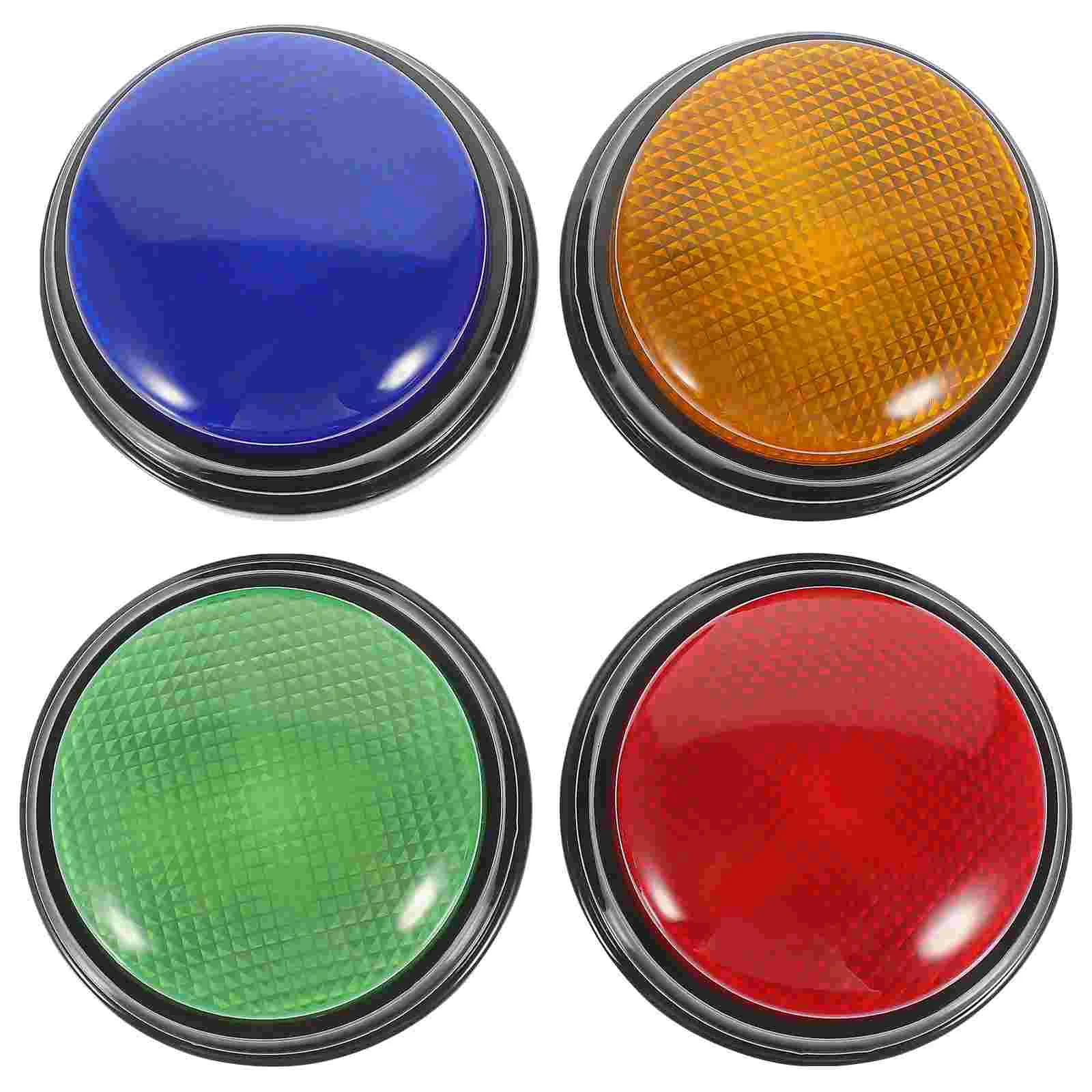 

4 Pcs Sound Button Party Answer Buzzers Gaming Game Decor and Light with Toy Funny Buttons