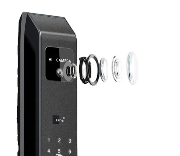 

Wifi APP fingerprint smartlock automatic door lock digital smart lock with camera remote control